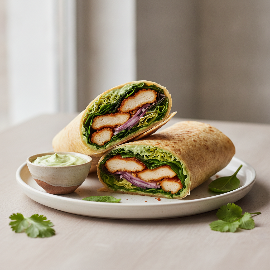 Wrap de Frango Crocante